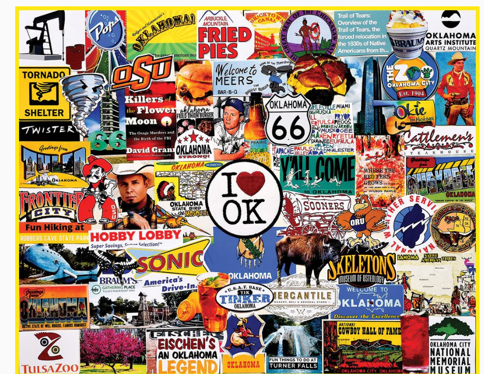 I Love Oklahoma Puzzle