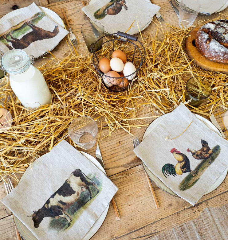 Farm Animal Napkins