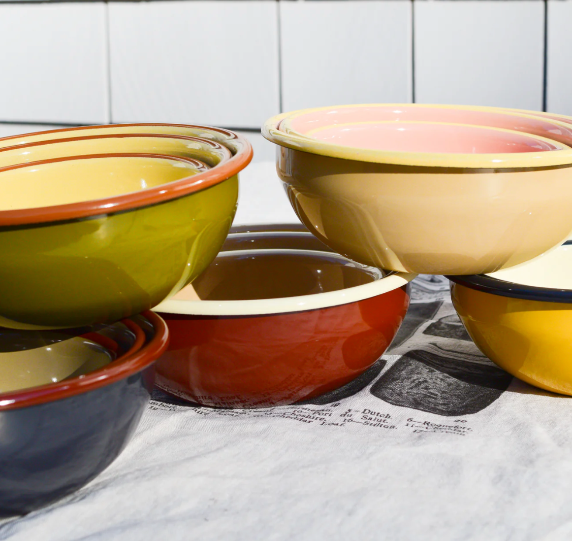 Enameled Bowls