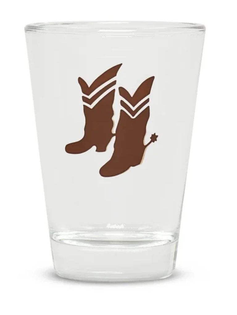 Cowboy Boots Shot Glass