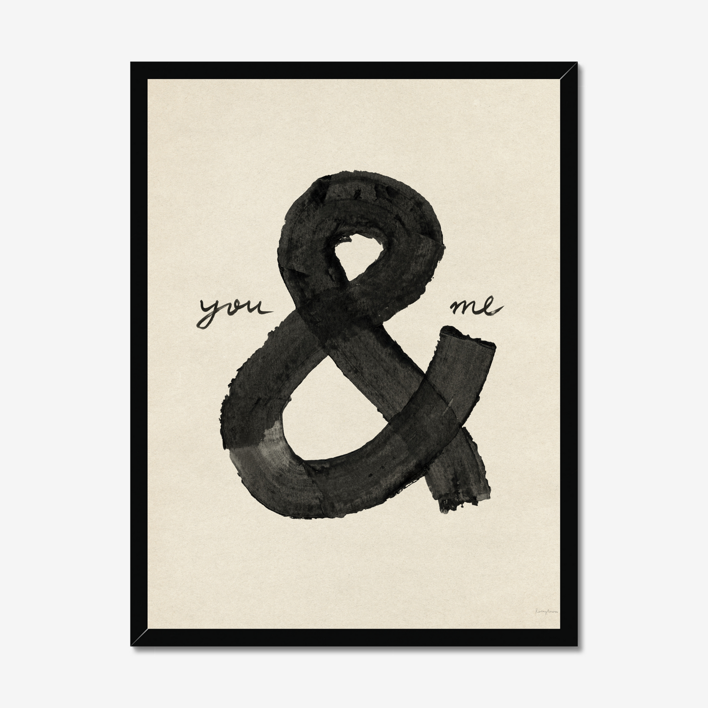 You & Me Framed Art
