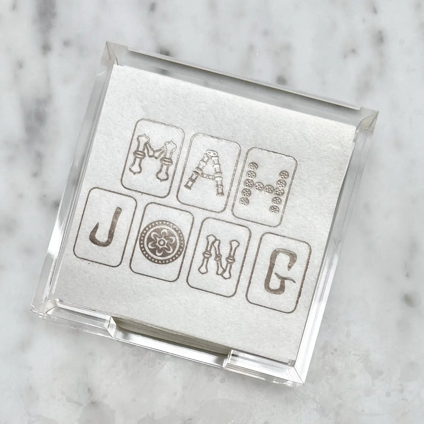 Mah Jong Cocktail Napkins