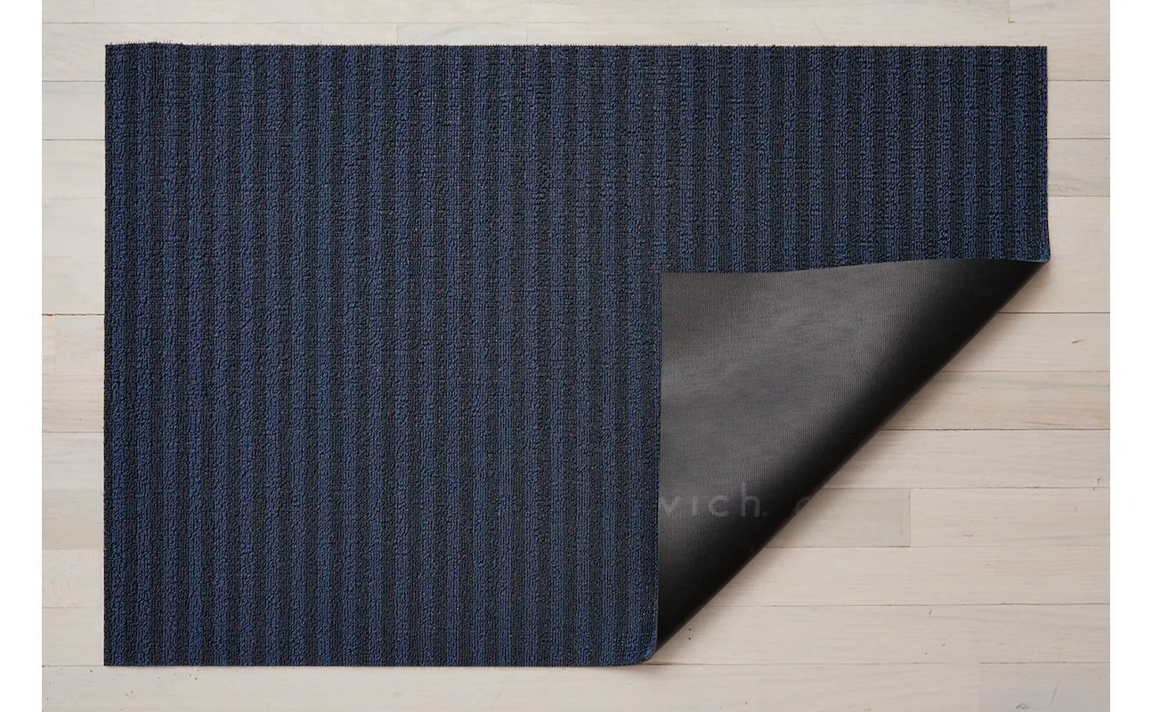 Breton Stripe Indoor/Outdoor Shag Floor Mat