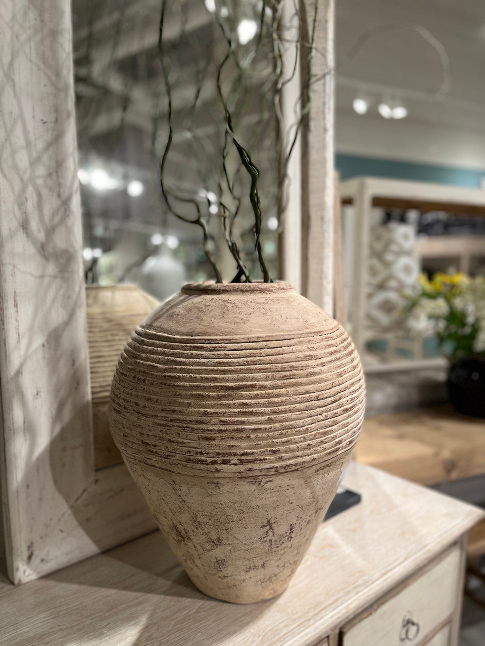 Tribe Water Jar With Stripes