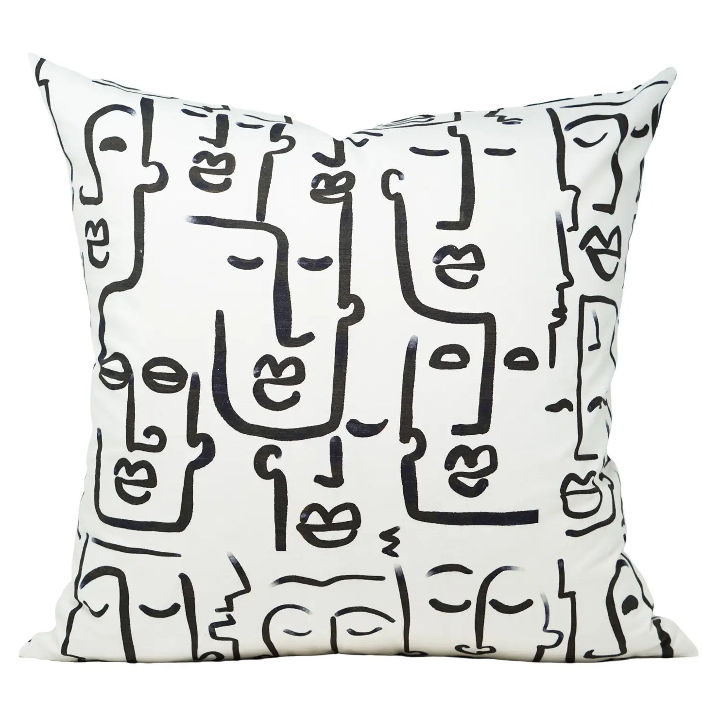 Allegro Abstract Faces Pillow