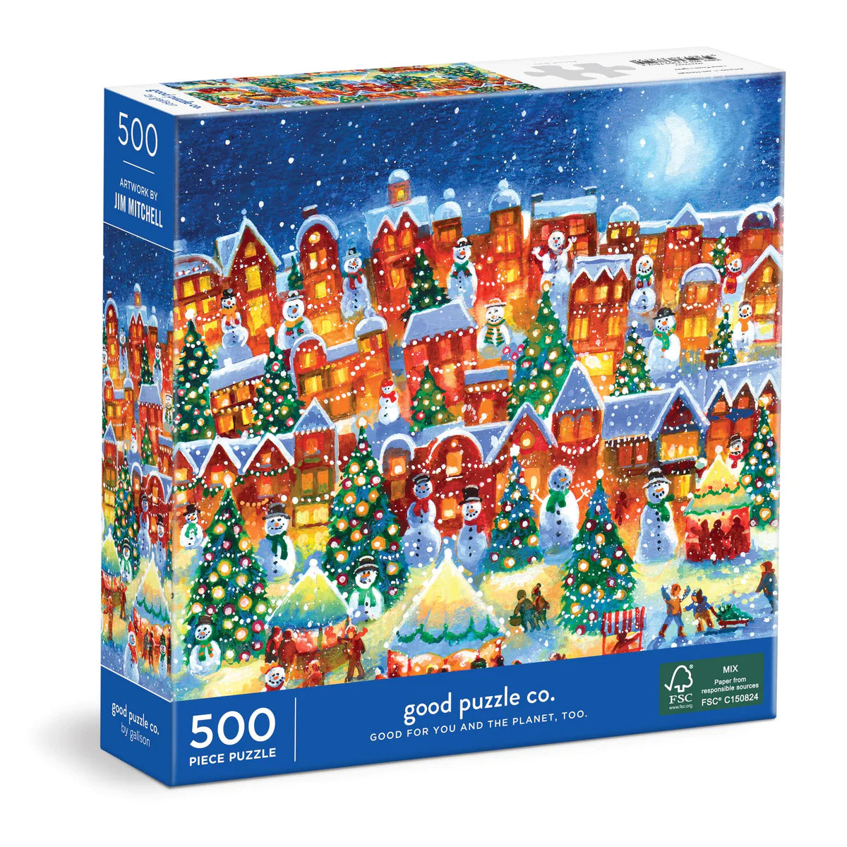 Little Town Lights Puzzle