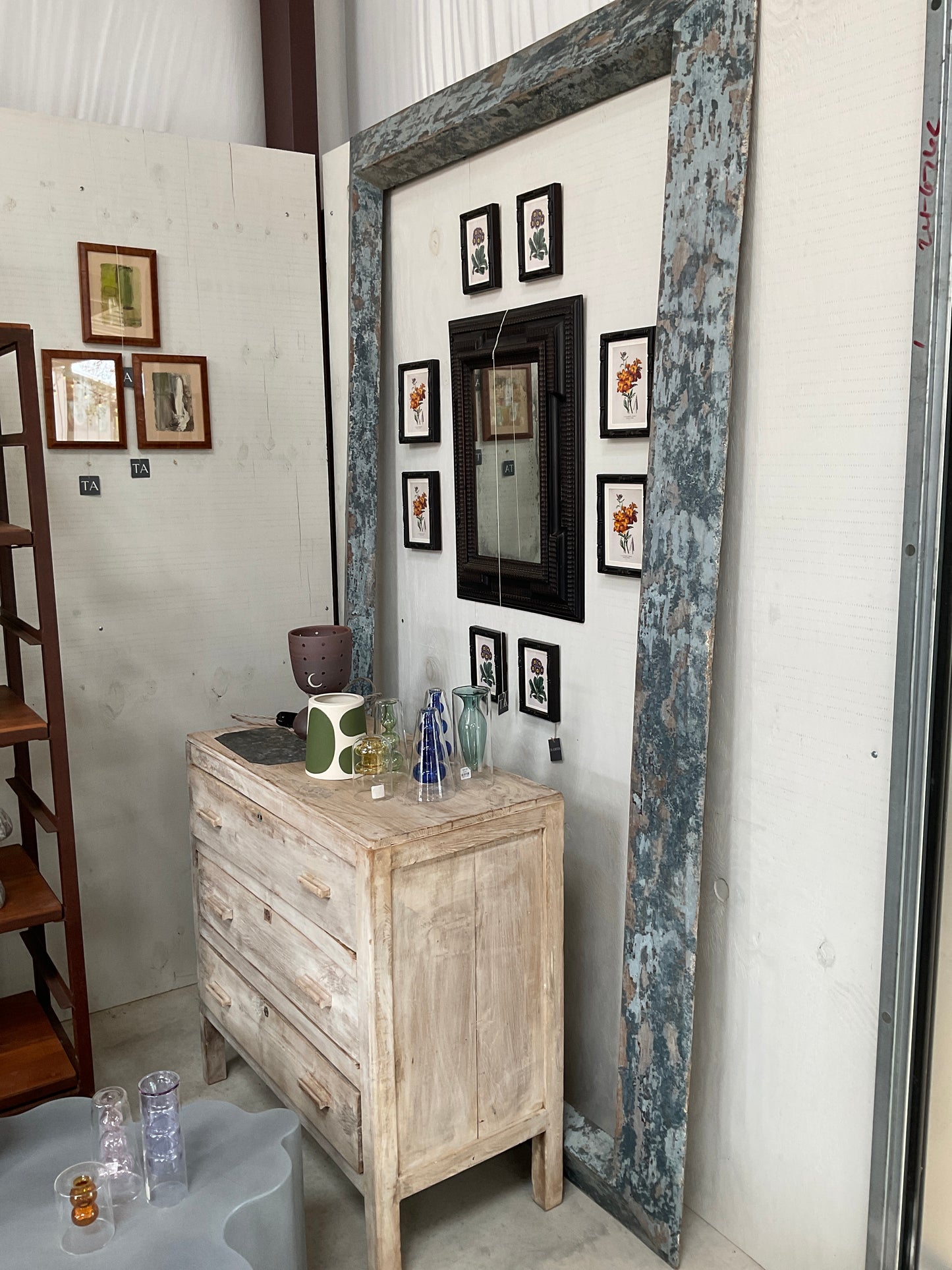 Huge 19th c Spanish Blue Frame