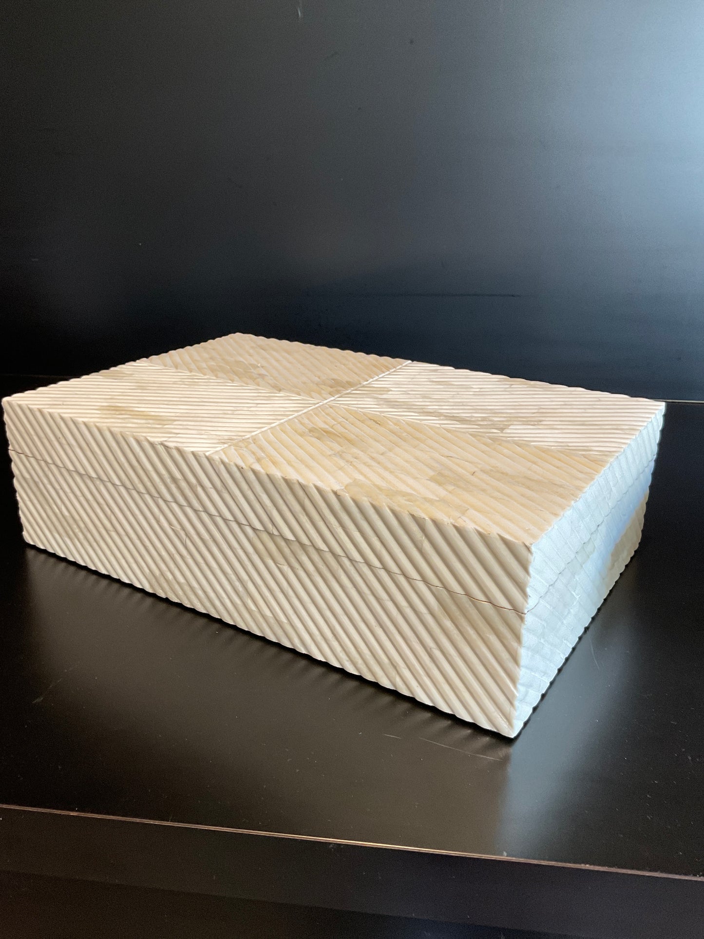 White Wave Bone Box