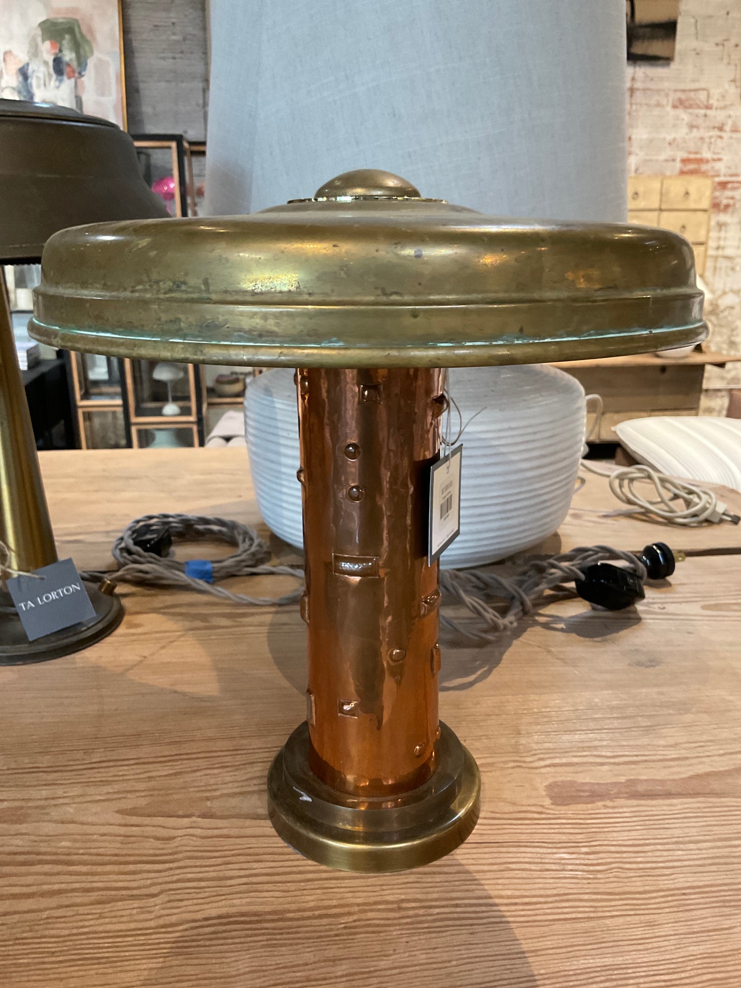 Copper & Brass Lamp