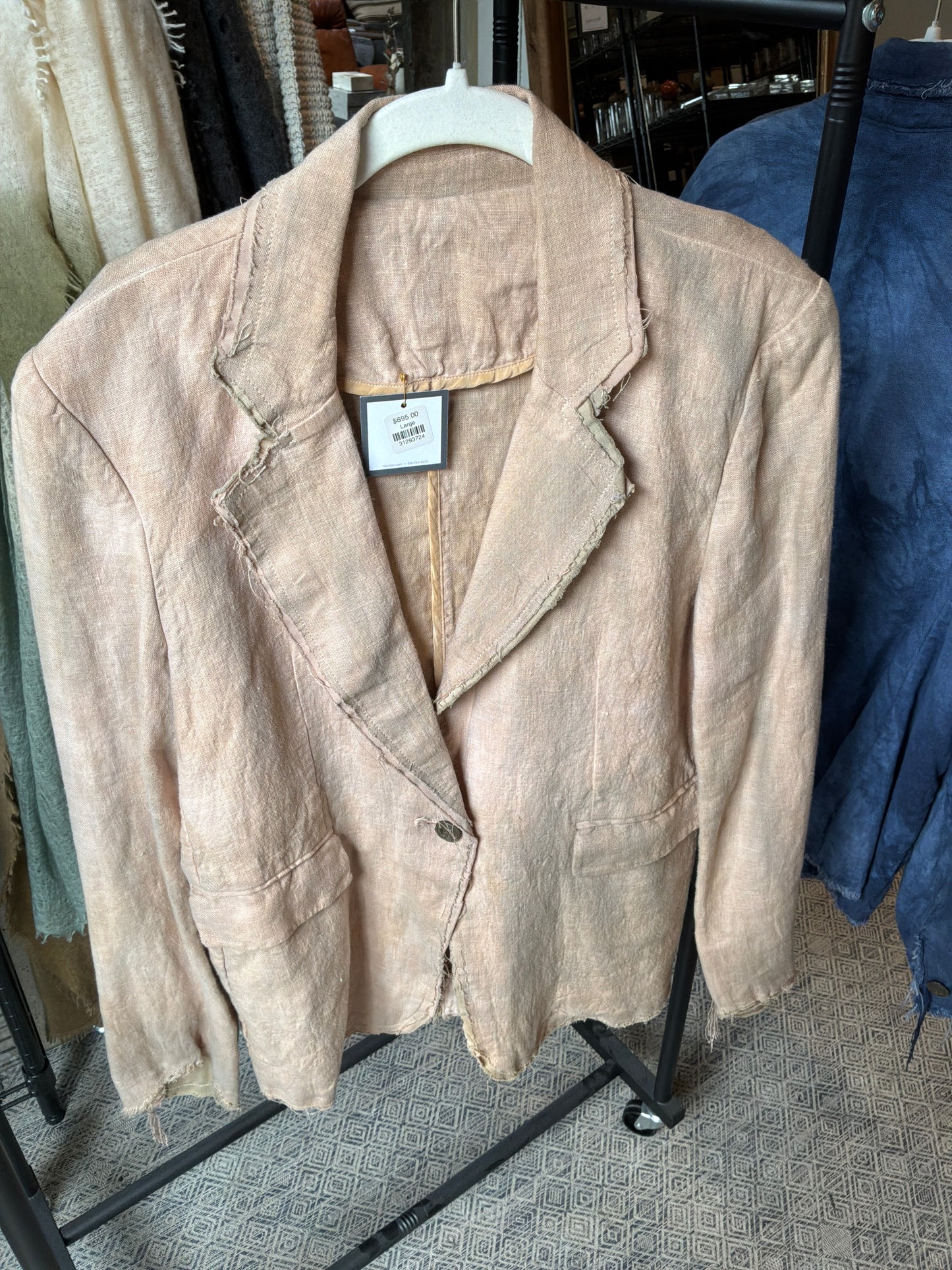 Mocha w/ Brown Tipping One of a Kind Blazer