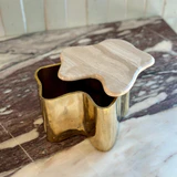 Brass Oyster Box