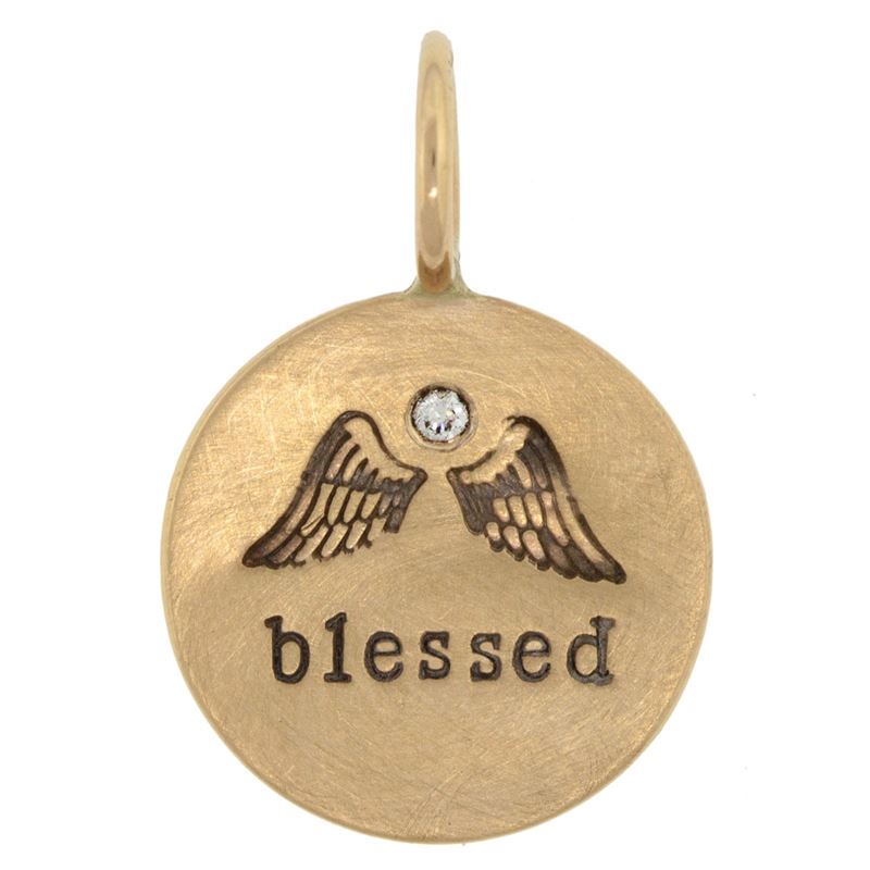 Blessed White Gold Round, Unframed