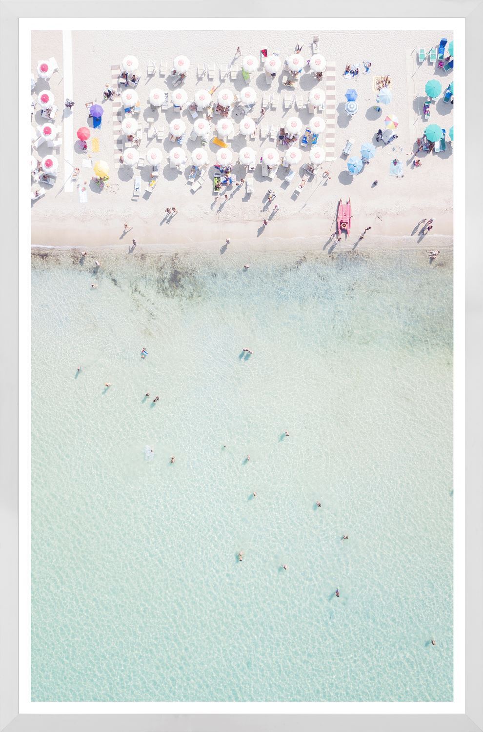 Pastel Beach View Art
