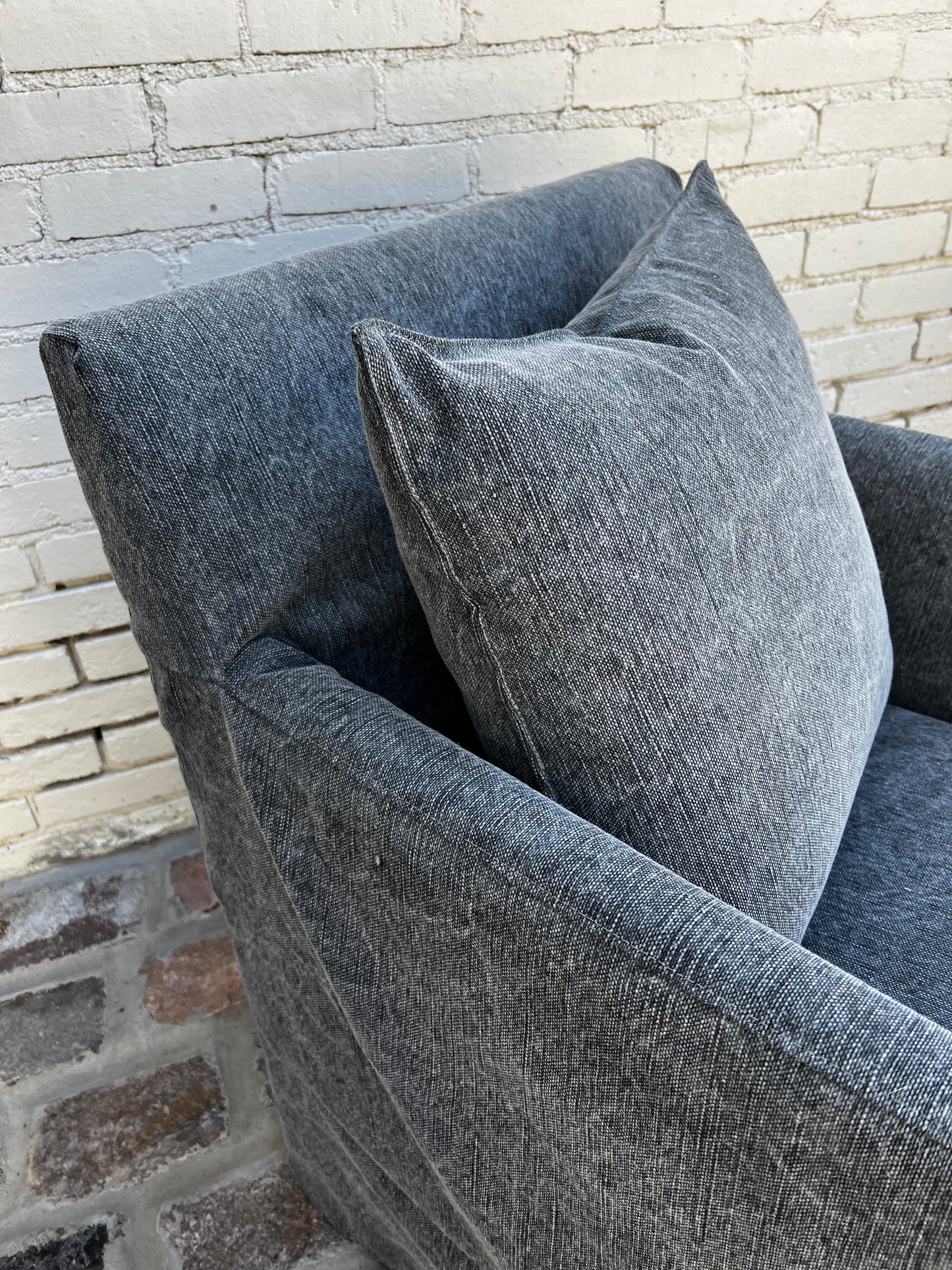 Elm Chair - Vanocur Aged Indigo