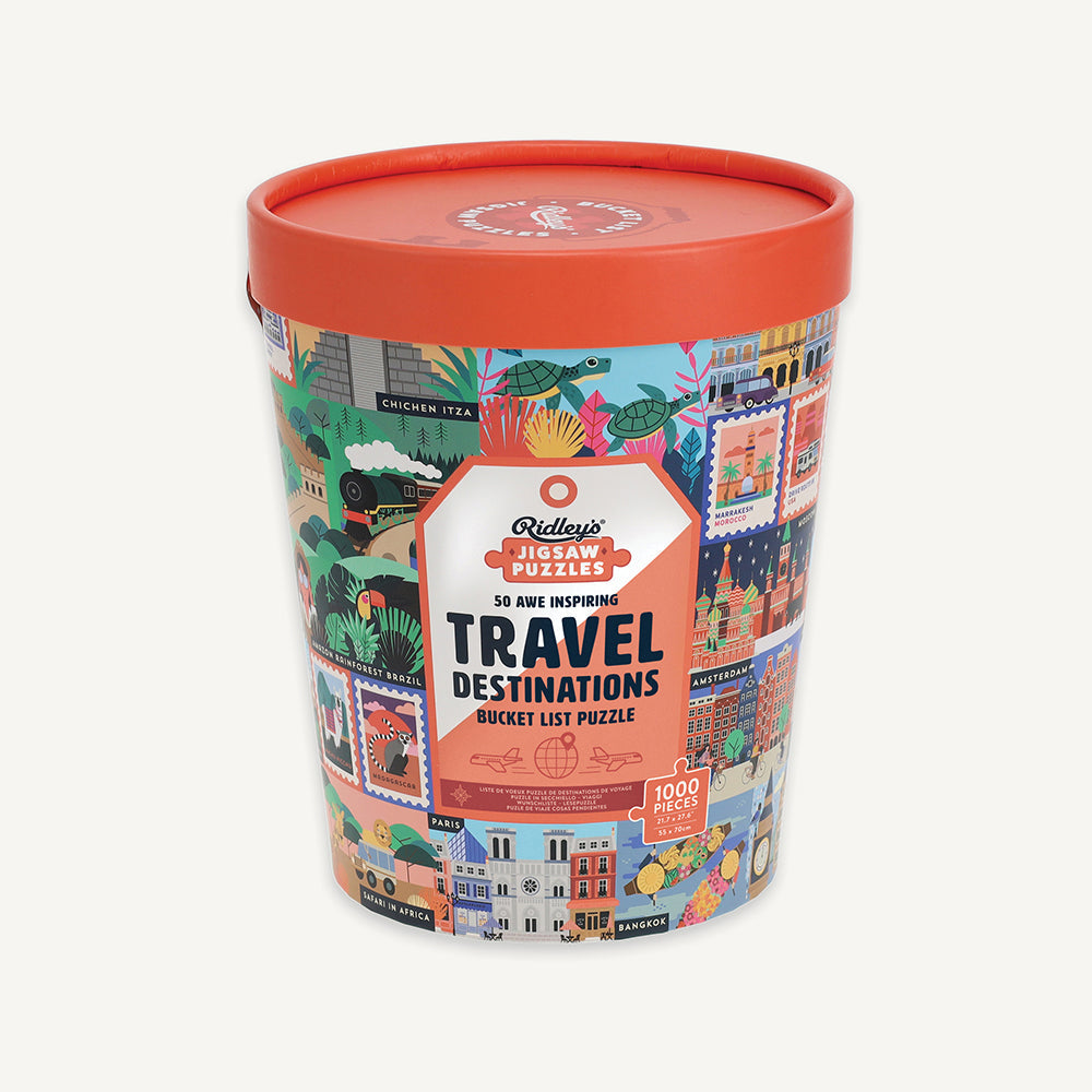 Travel Destinations Bucket List Puzzle