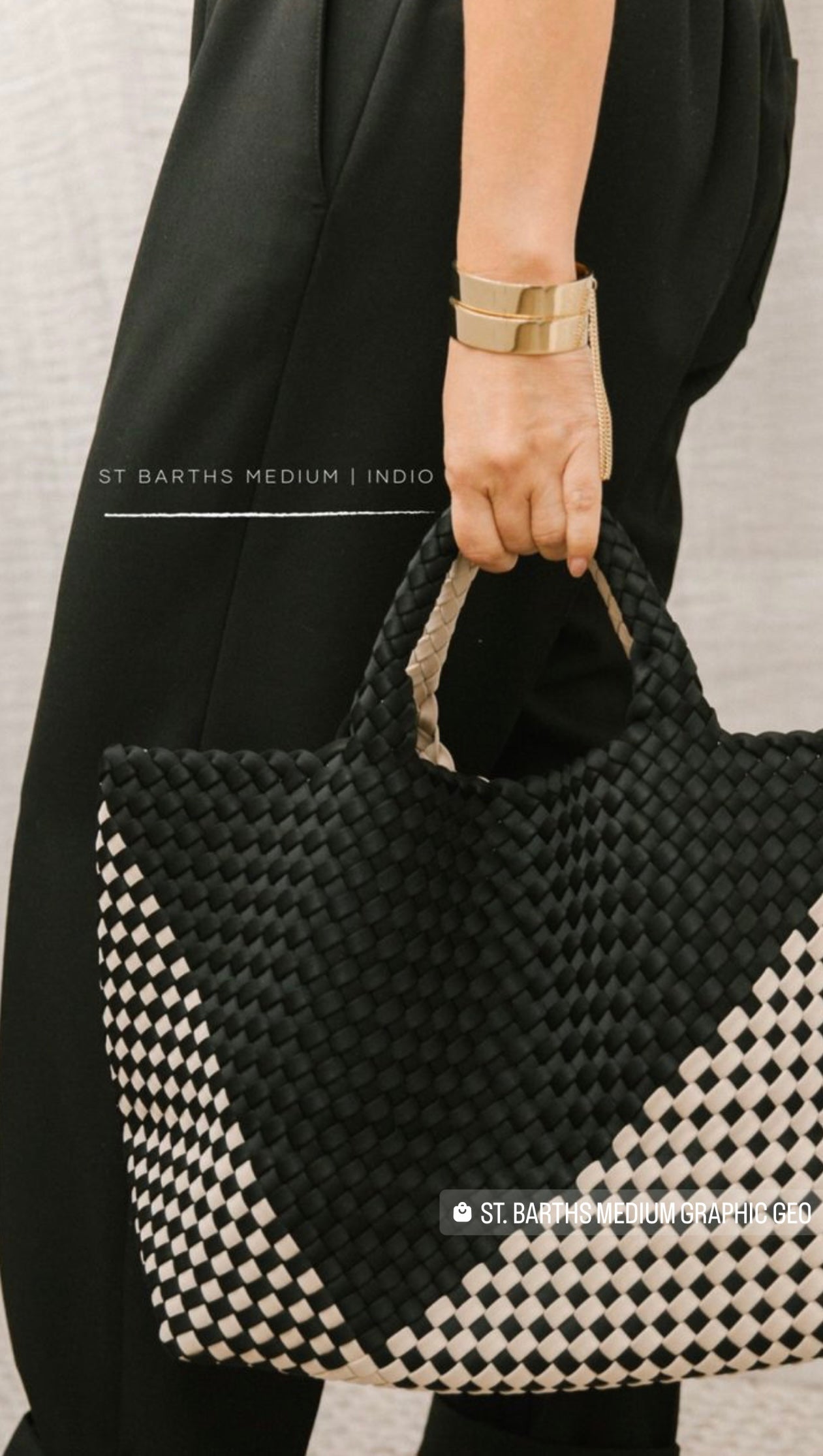 St Barths Tote - Graphic Weave