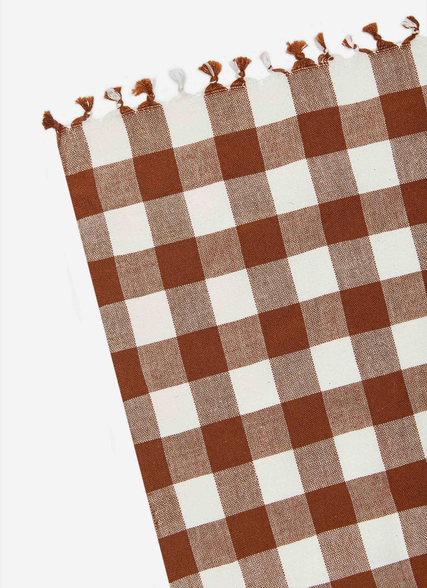 Gingham Woven Tablecloth