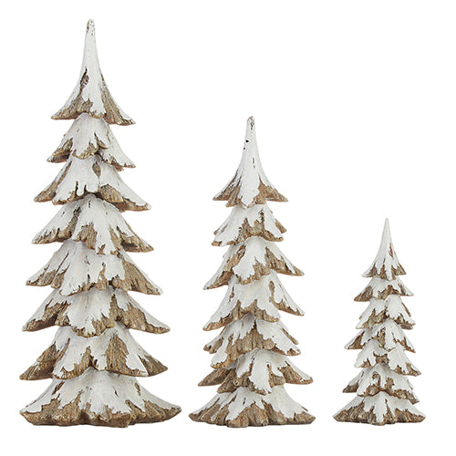 SNOWY TREES Set of 3