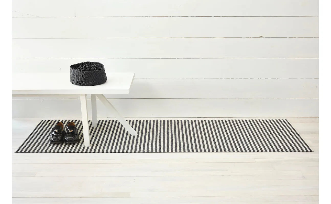 Breton Stripe Indoor/Outdoor Shag Floor Mat