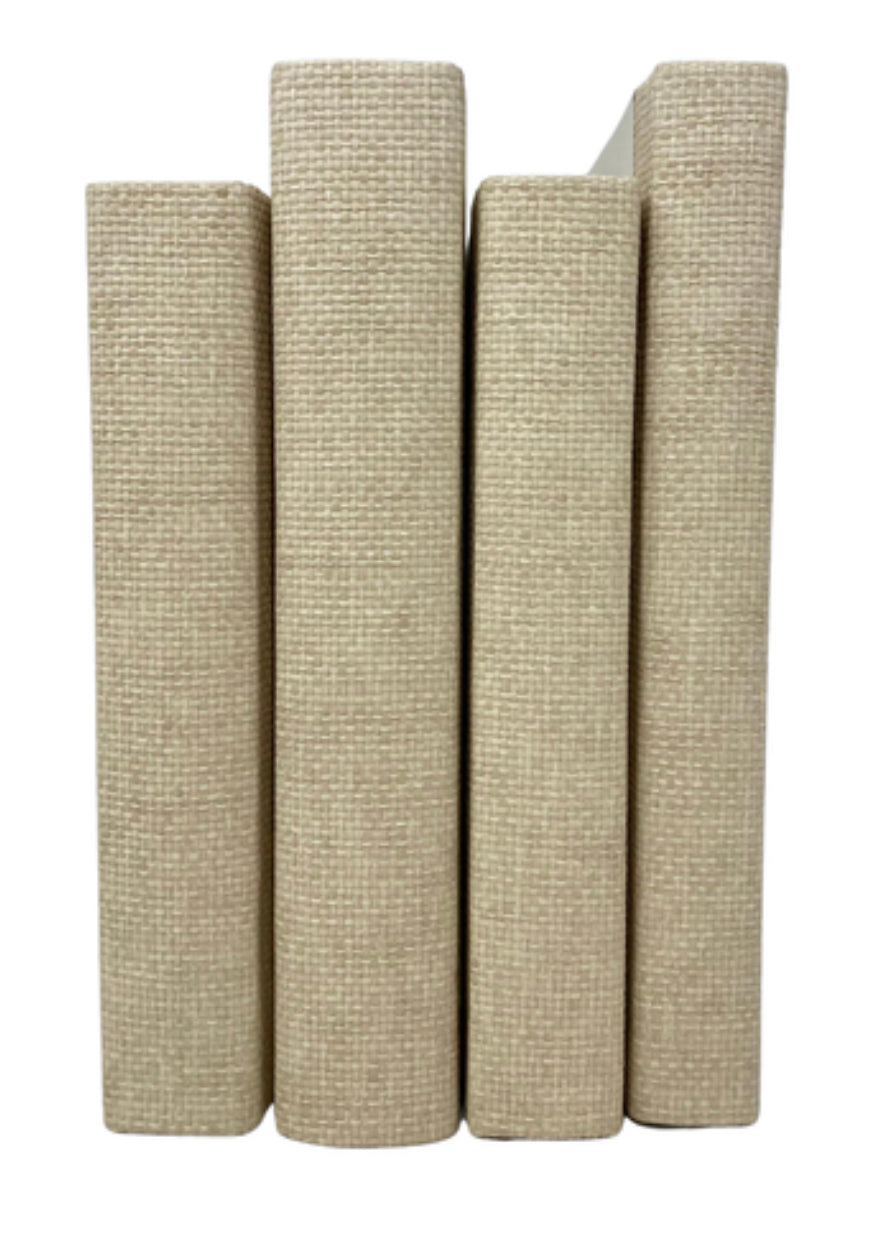 GRASSCLOTH Books Set/12