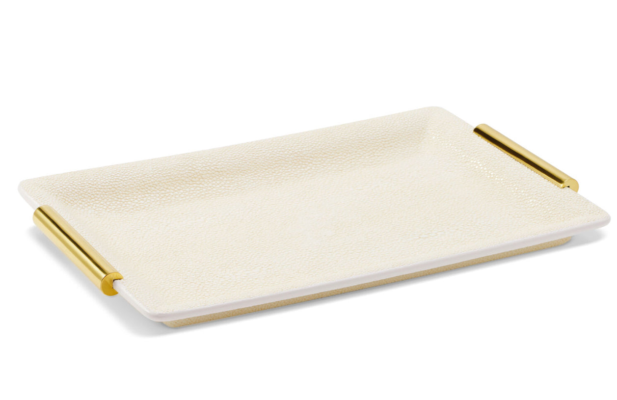 AERIN Shagreen Small Vanity Tray