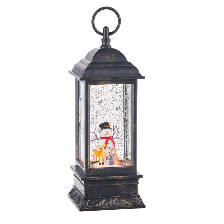 Snowman Musical Lighted Water Lantern