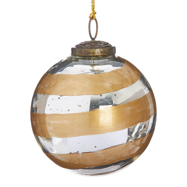 Striped Ball Ornament