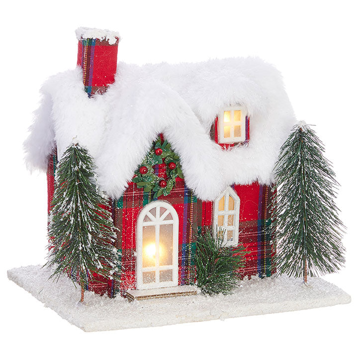 Plaid Lighted House