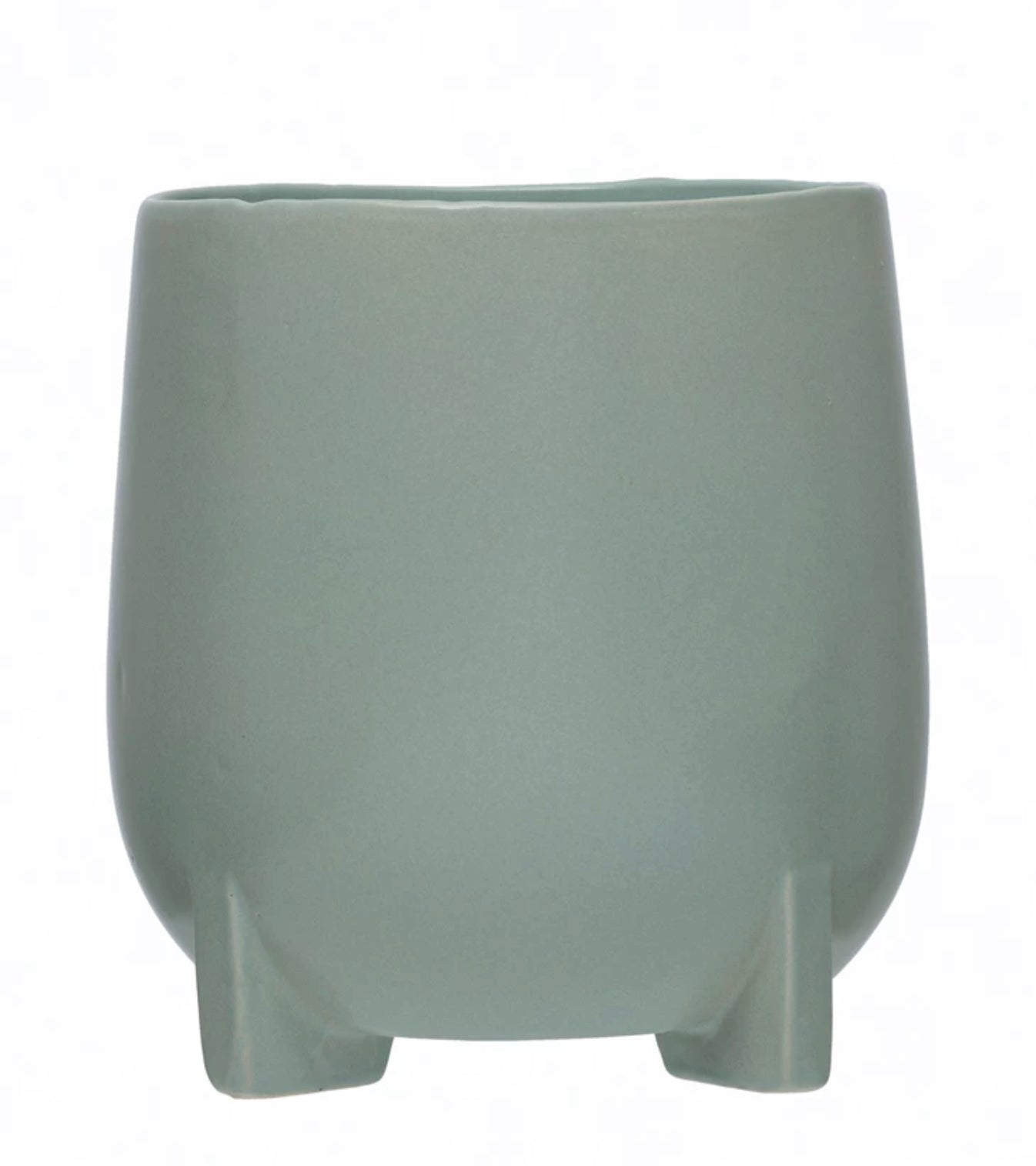 Stoneware Footed Planter