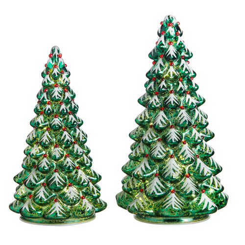LIGHTED TREES WITH JEWELS