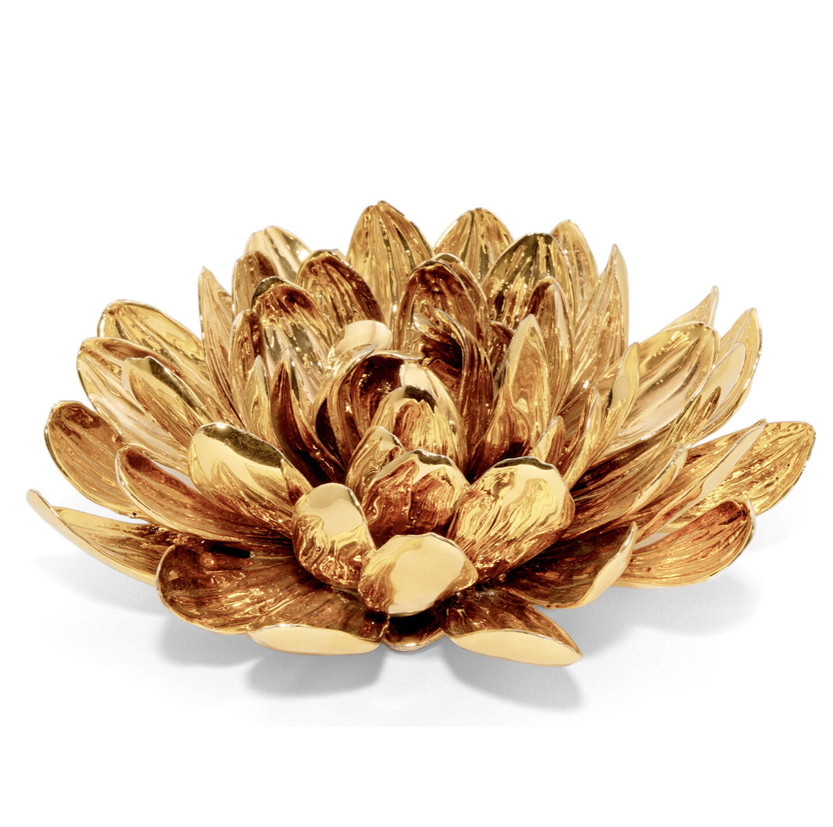 Gilded Porcelain Dahlia