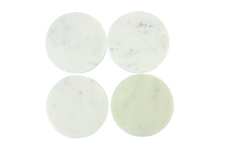 White Marble Coasters