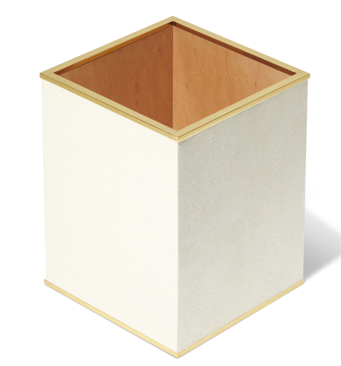 Classic Shagreen Waste Basket