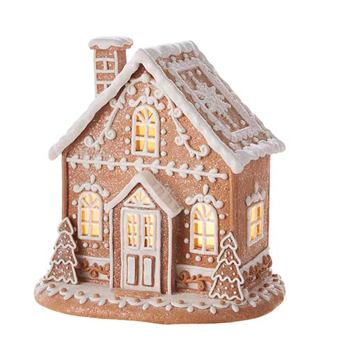 LIGHTED GINGERBREAD HOUSE
