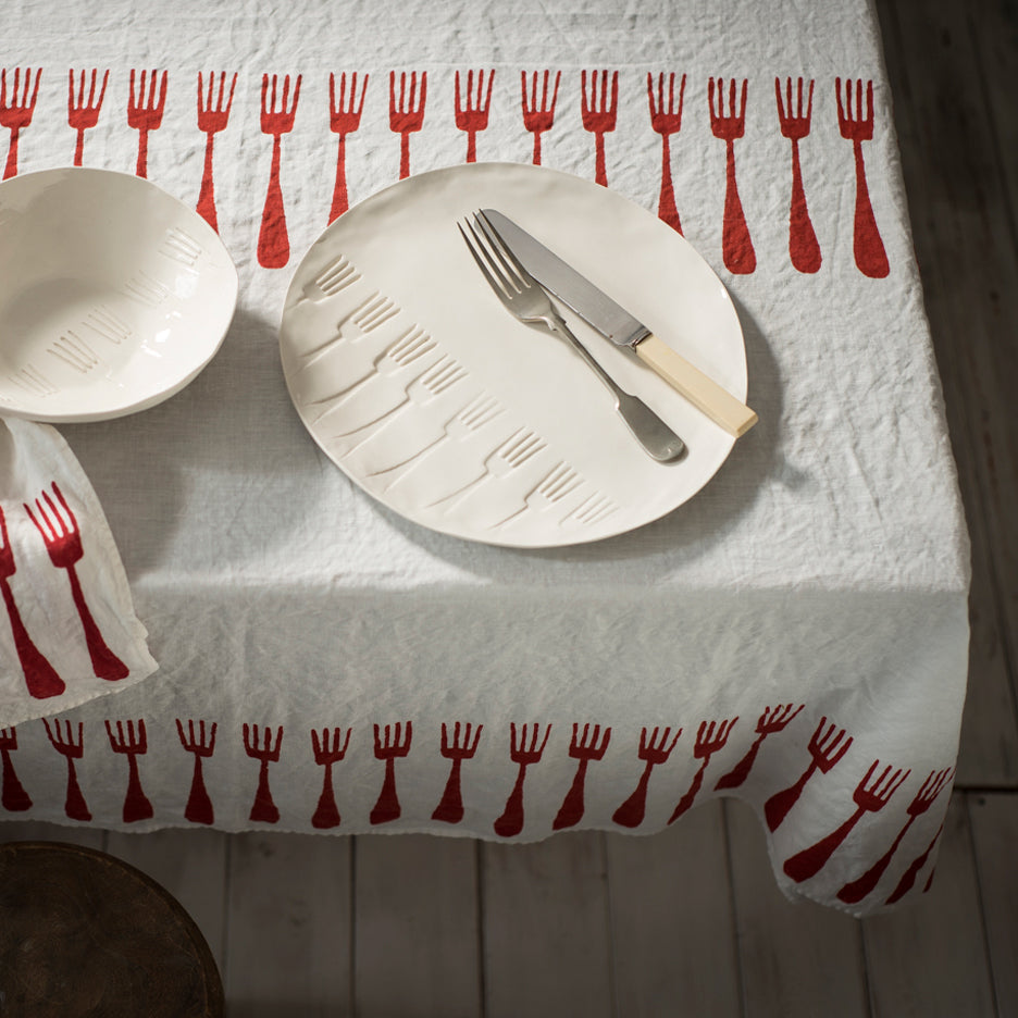 Forks Linen Napkins, Kitchen Towels & Tablecloth