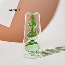 Load image into Gallery viewer, Nordic Hydroponic Colored Glass Vase

