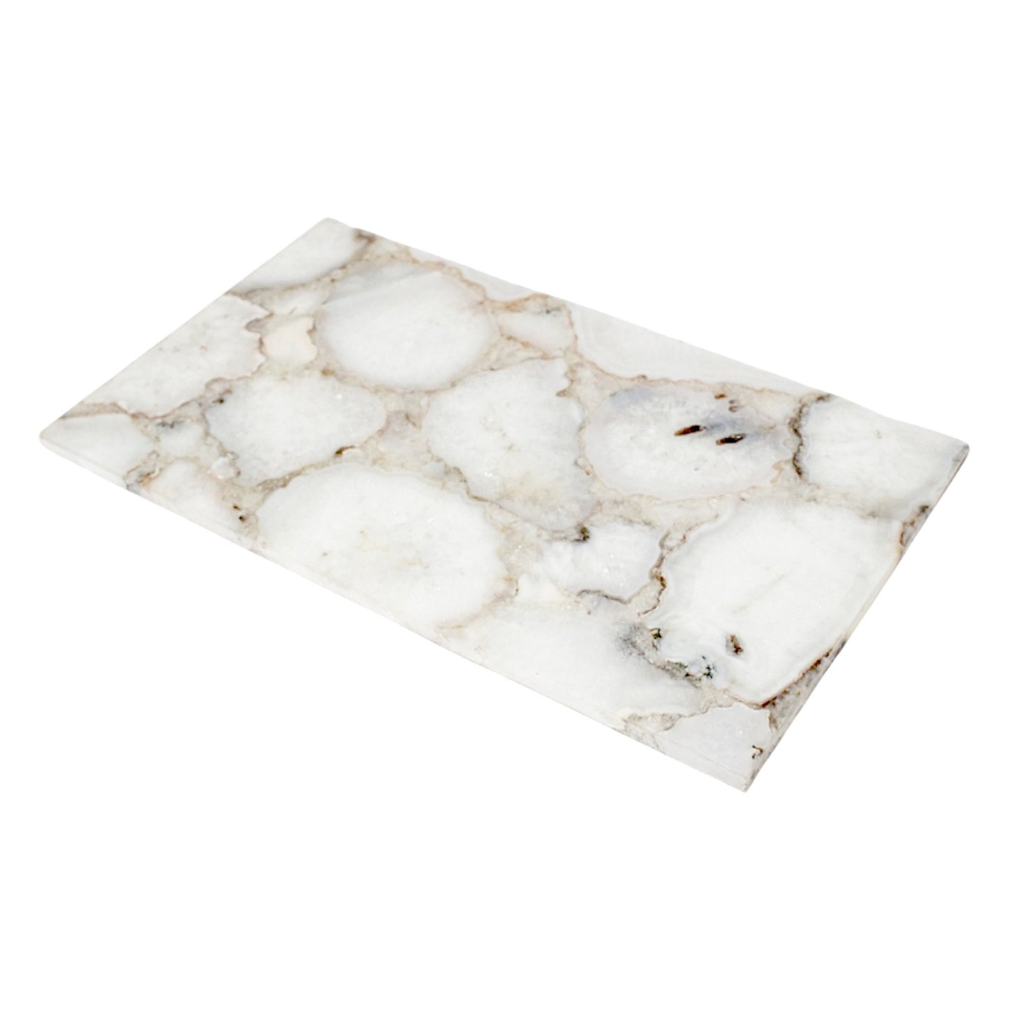 White Agate Platter