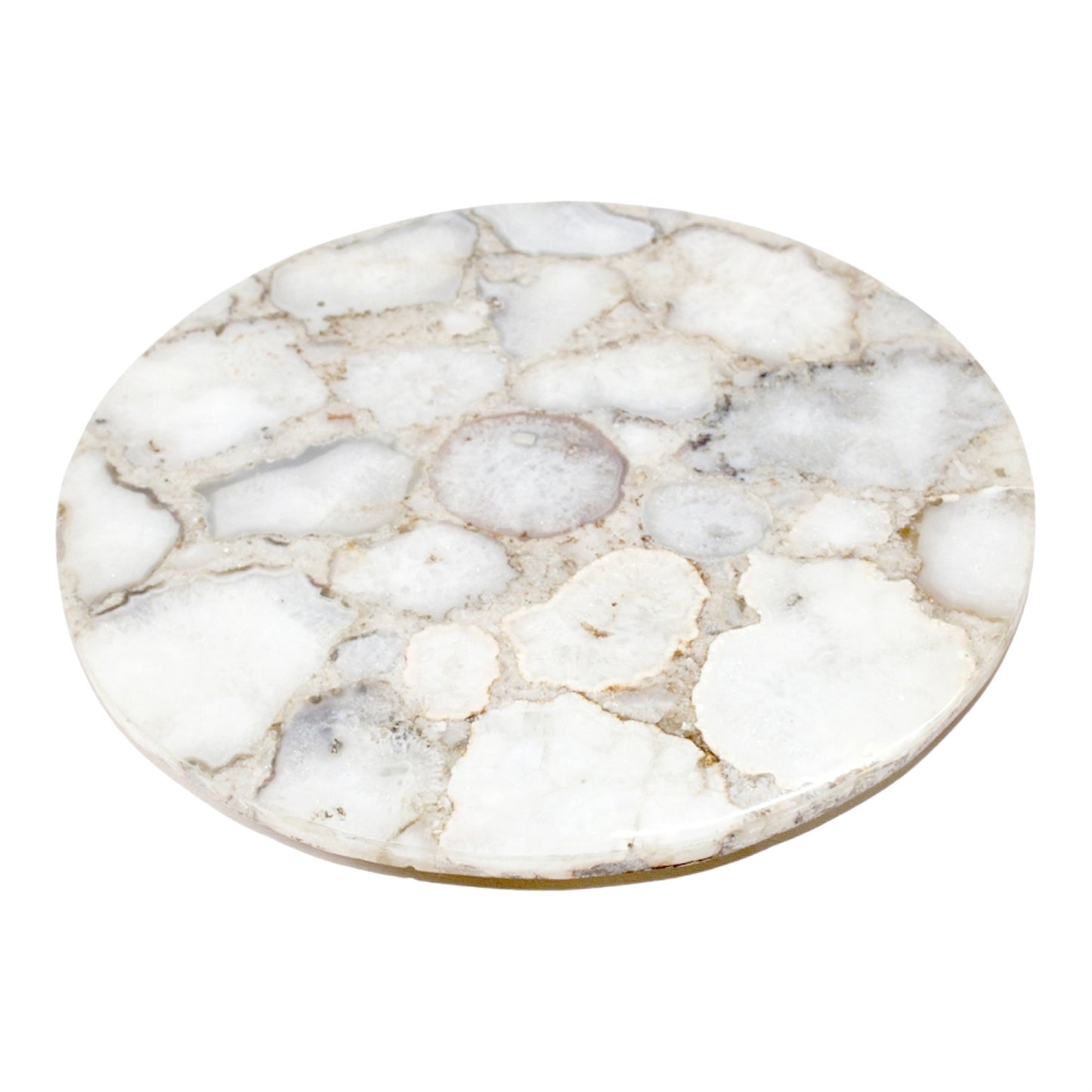 White Agate Lazy Susan