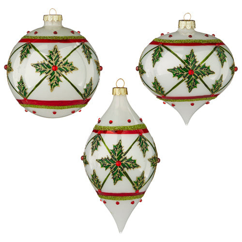 HOLLY LEAF ORNAMENT