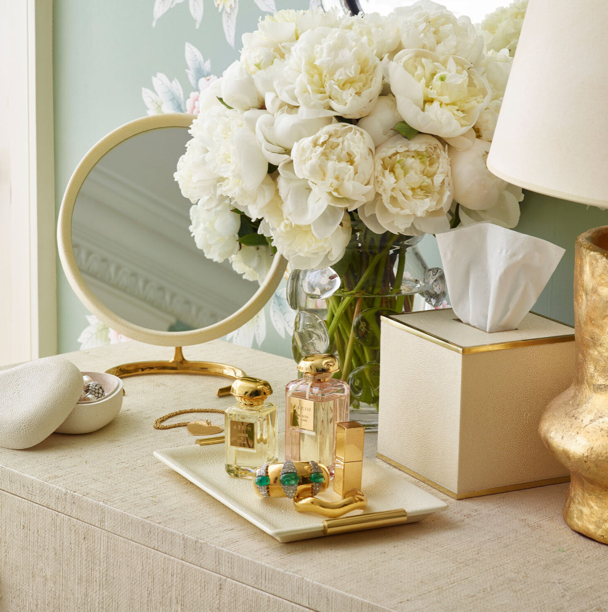 AERIN Shagreen Small Vanity Tray