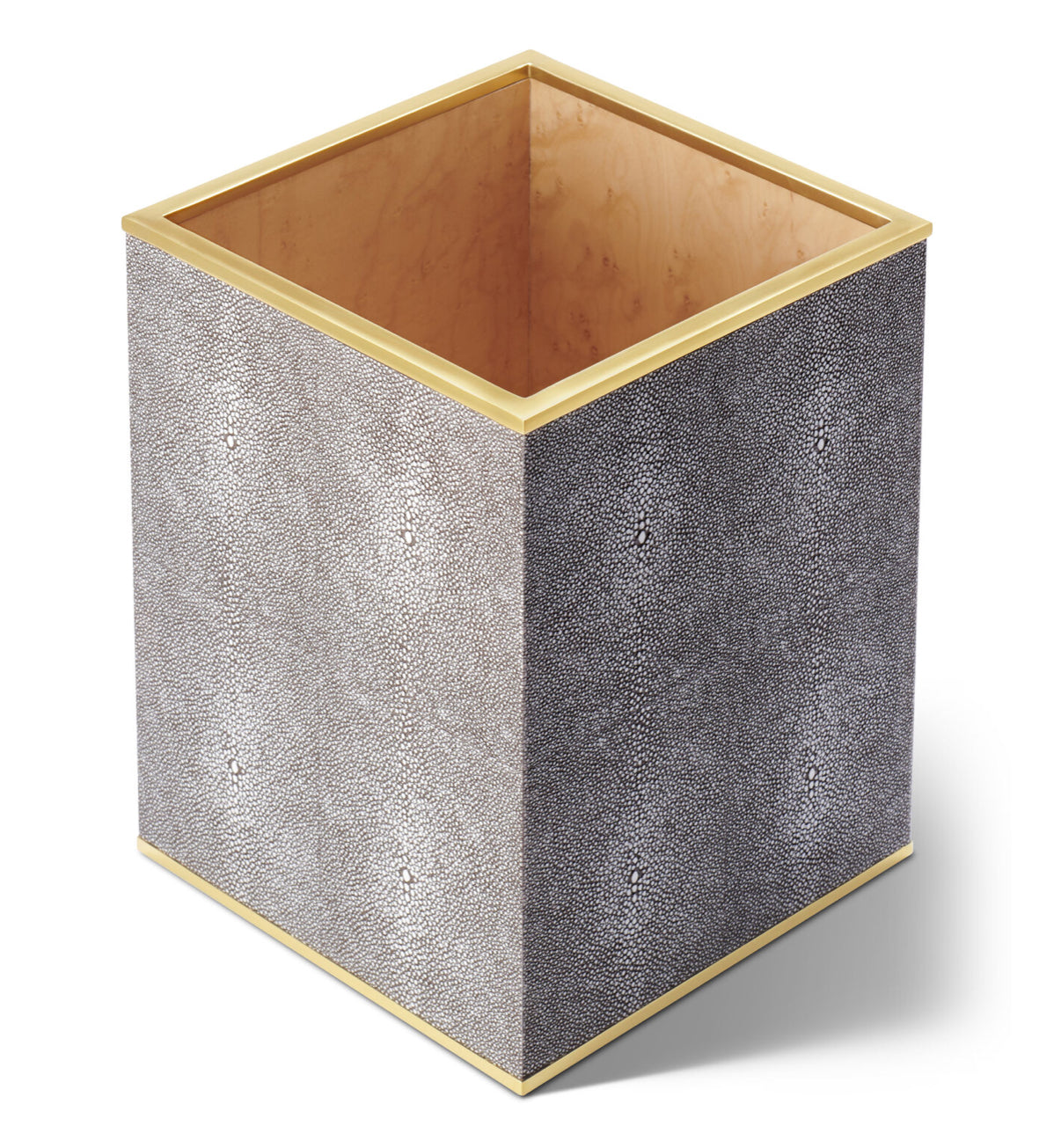 Classic Shagreen Waste Basket