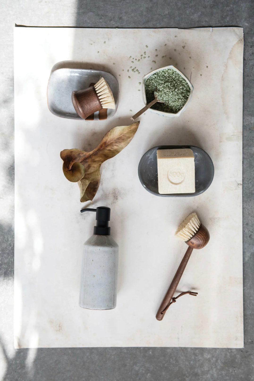 Stoneware Soap Dispenser with Pump