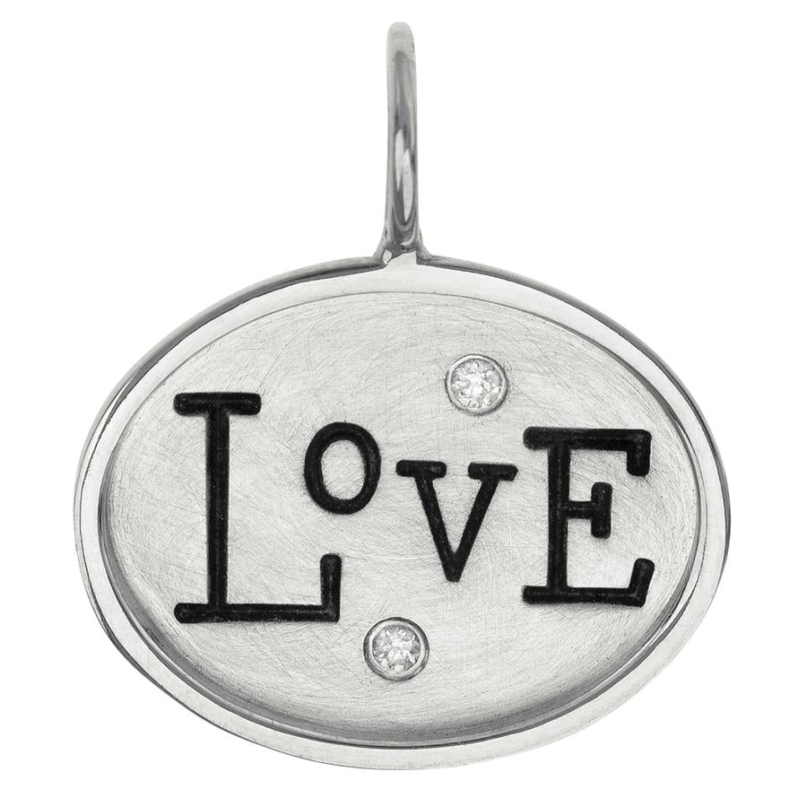 Love Oval Charm