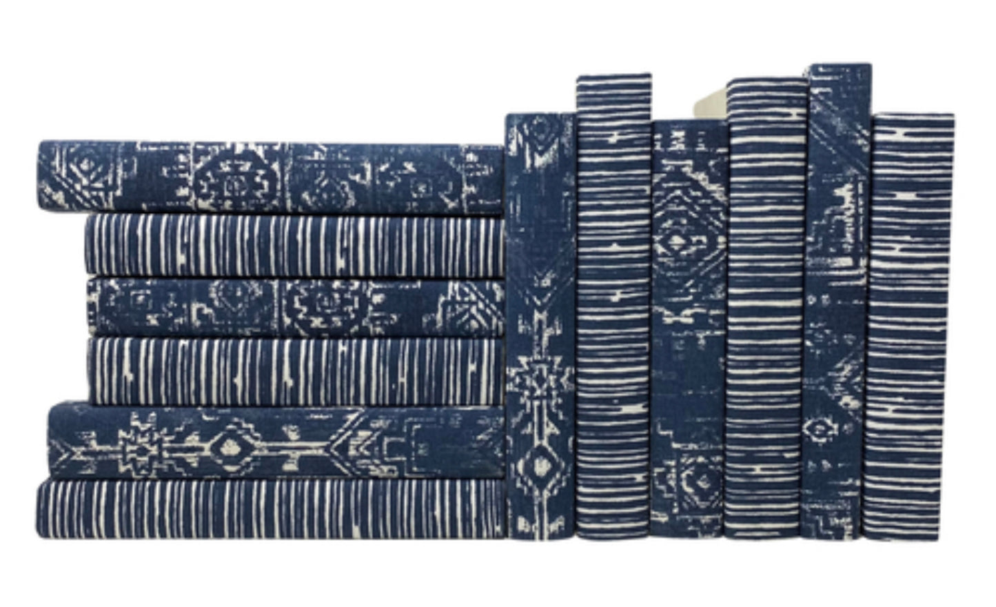 12 Vol. Linear & Native Navy Mix / Off-White Covers