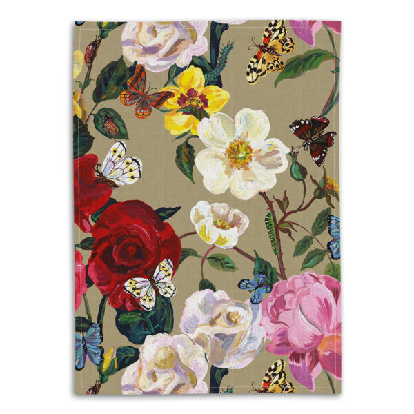 Roses Tea Towel