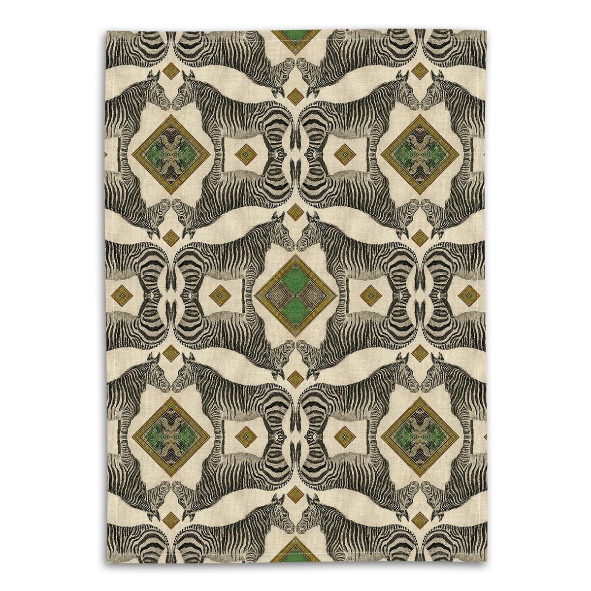 Zebra Tea Towel