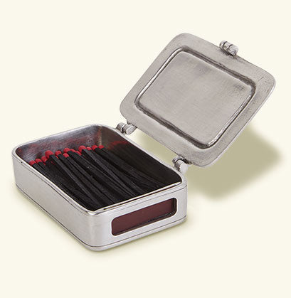 Lidded Match Box W/Striker And Matches