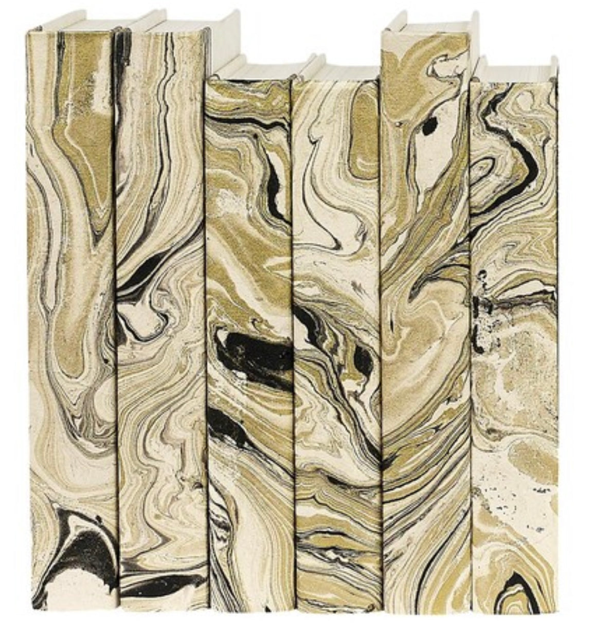 Black & Gold Marble / Off-White Cover