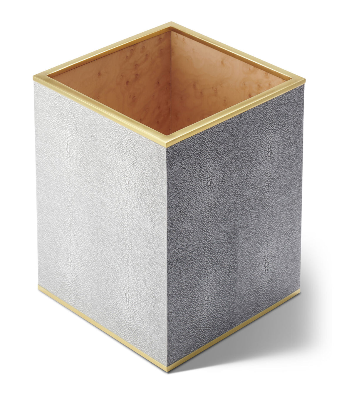 Classic Shagreen Waste Basket