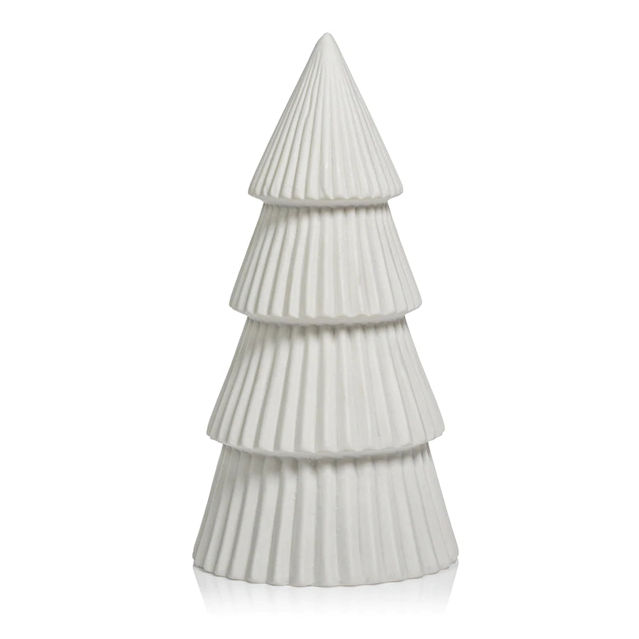 Ceramic Holiday Tree - Matt White